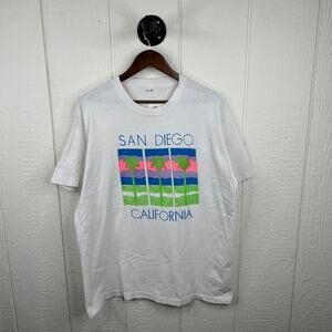 Vintage 90’s San Diego California Palm Trees Graphic Tee Size X-Large